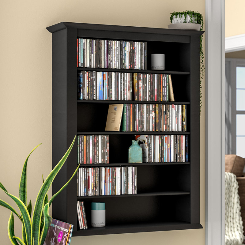 Rebrilliant Multimedia Wall Mounted Media Storage & Reviews Wayfair